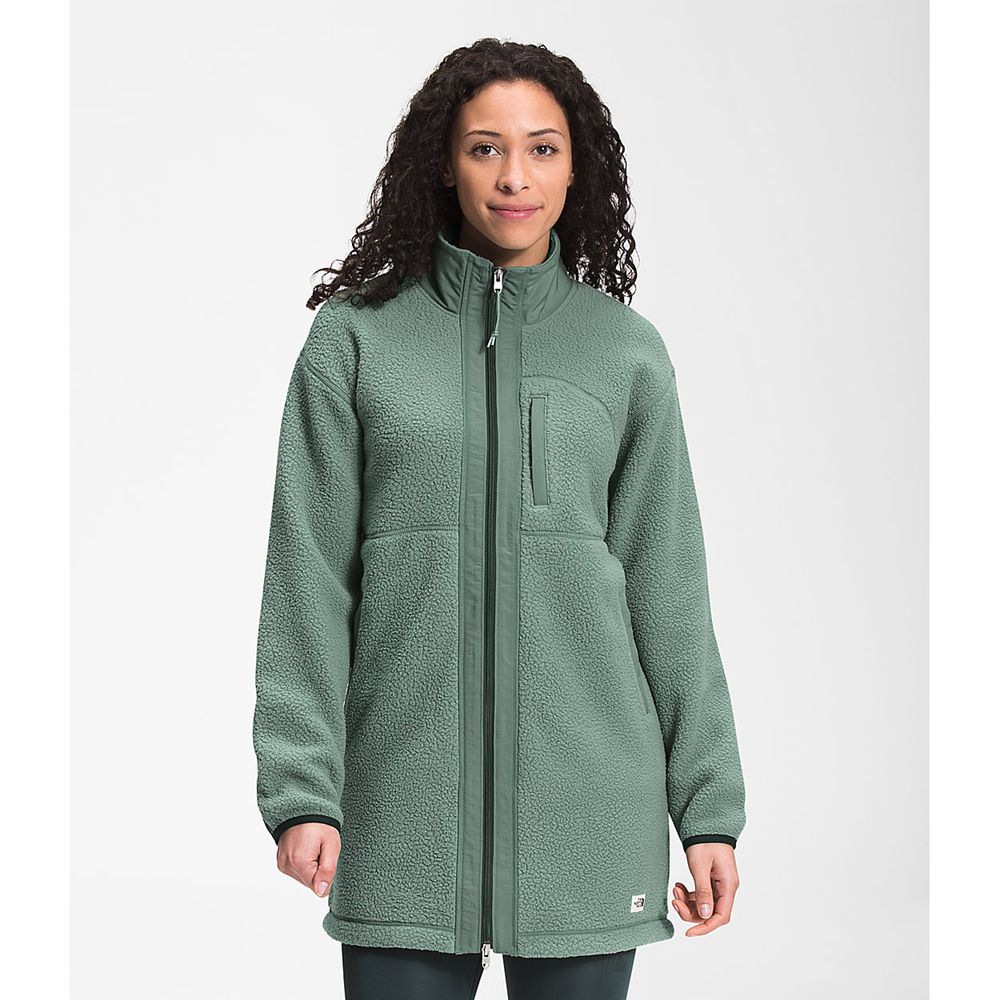 The North Face Fleece Womens Australia - The North Face Cragmont Fleece Green (ZMA-921374)